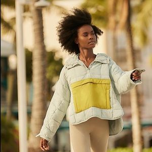 Free People Movement Pippa Packable Pullover Colorblock Puffer Jacket